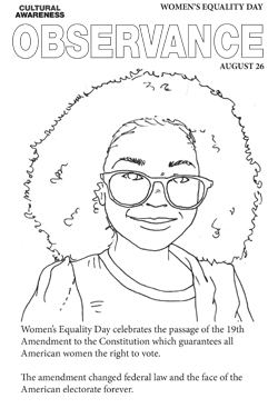 Image of 2021 Women's Equality Day Activity Book